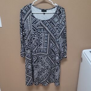 AB Studio Print Dress 🖤🤍